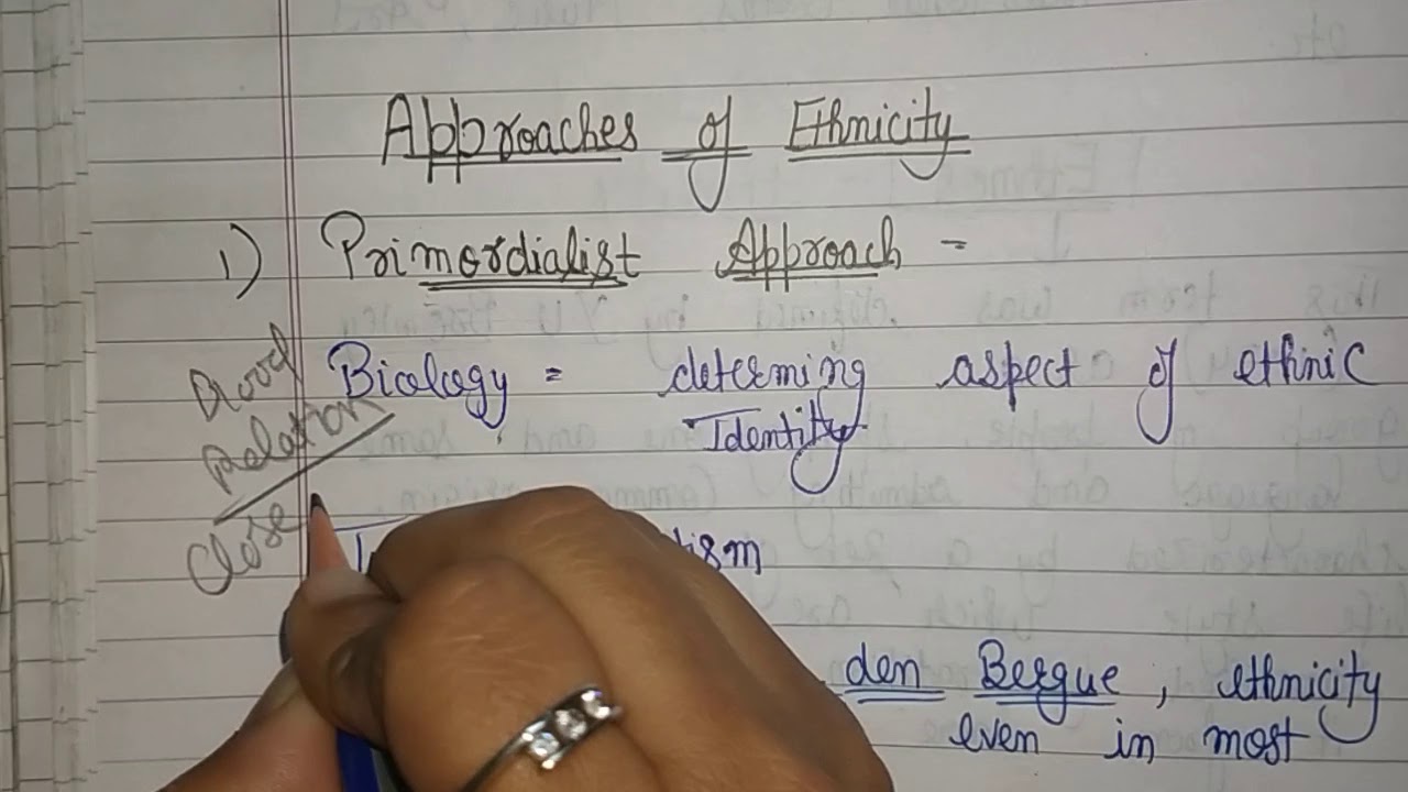 MSO -01 || Ethnicity -Meaning and Approaches, Caste and Ethnicity|| Sociological Theories& Concepts