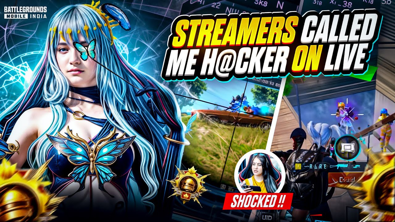 2+ Streamers Called Me H@cker On Live!💀 | Fastest 4 finger player🔥 | Rare vs Streamers☠️ | BGMI🔱