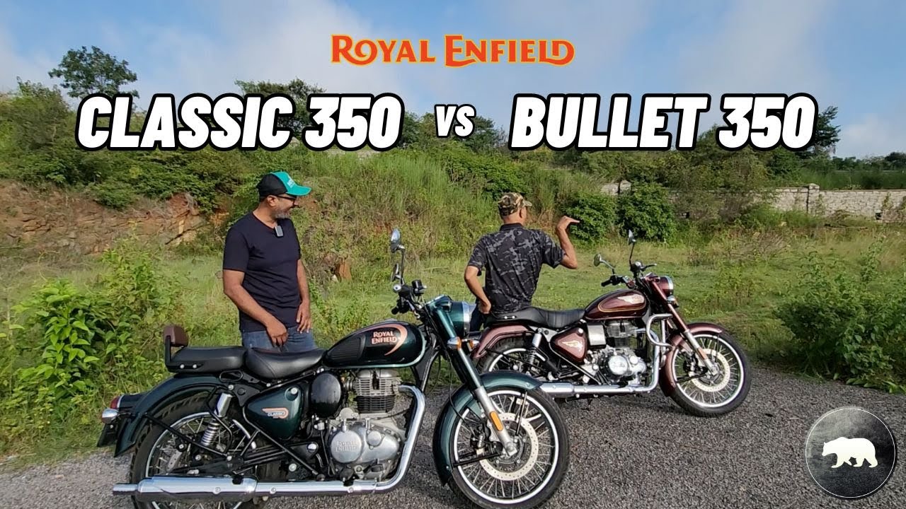 Royal Enfield CLASSIC 350 против BULLET 350 | Сравнение