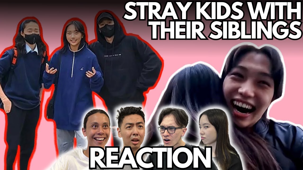 Stray Kids со своими братьями и сестрами || Комедия в стиле семейной РЕАКЦИИ!!