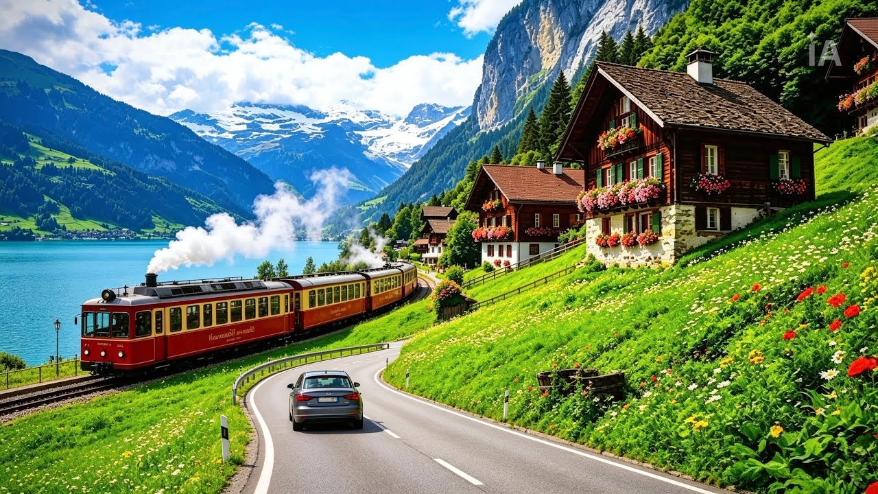 🇨🇭Driving in switzerland | Spectacular Mountain View !