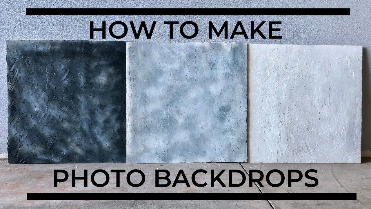 How To Make Photo Backdrops- Food Photography DIY basics for Bloggers and Vloggers!