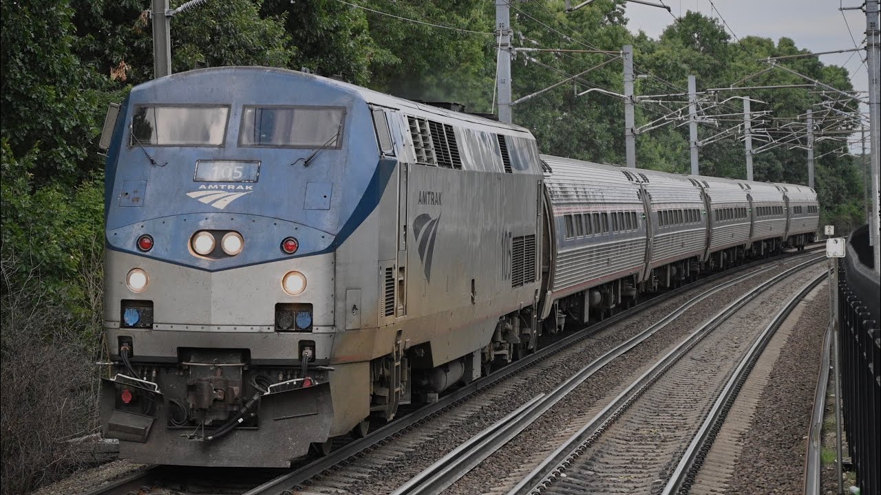 Amtrak 66 flies by Canton Junction! 7-30-22