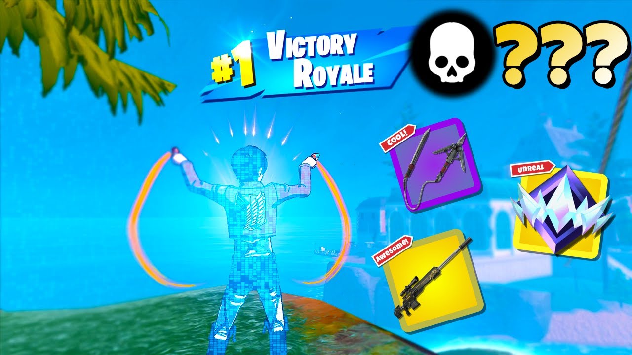 High Elimination Unreal Ranked Solo Win Gameplay (Fortnite Chapter 5 Zero Builds)