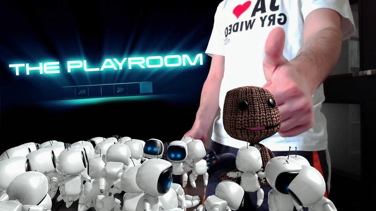 PlayRoom na PS4 - Zabawa z robocikami (Playstation Kamera)