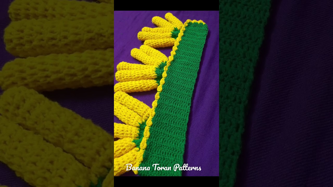 Banana Toran |Banana Toran Patterns | Woolen Banana Toran #youtube #shorts