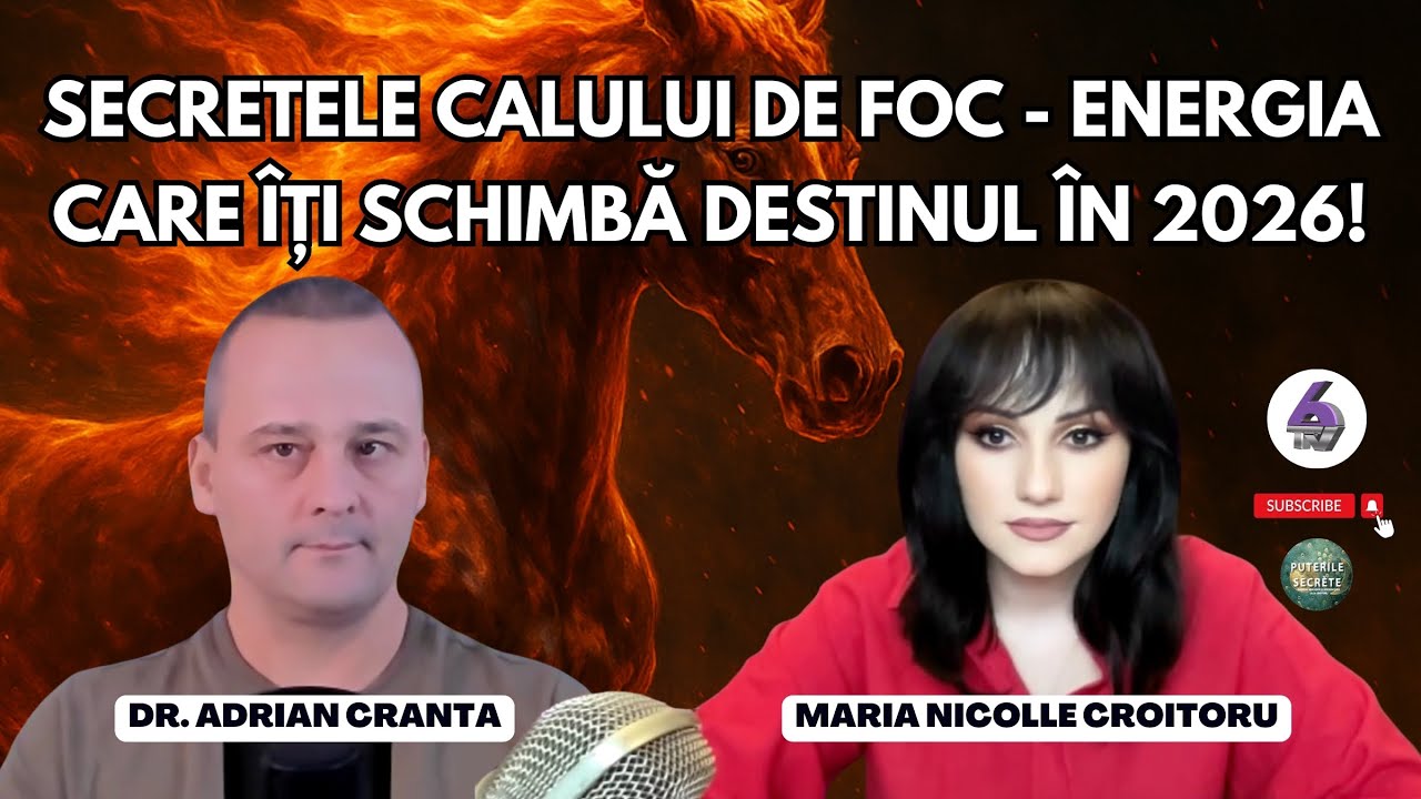 SECRETELE CALULUI DE FOC - ENERGIA CARE &Icirc;ȚI SCHIMBĂ DESTINUL &Icirc;N 2026! - CU DR. ADRIAN CRANTA