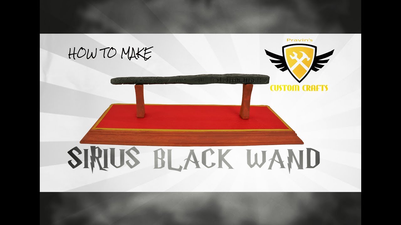 How to make | Sirius Black Wand | Harry Potter Movie Prop