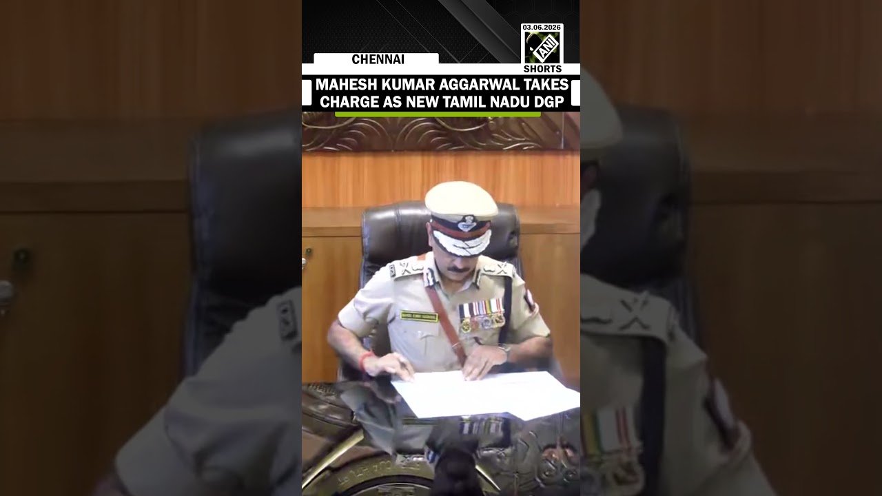 Mahesh Kumar Aggarwal takes charge as new Tamil Nadu DGP at Chennai Police Headquarters