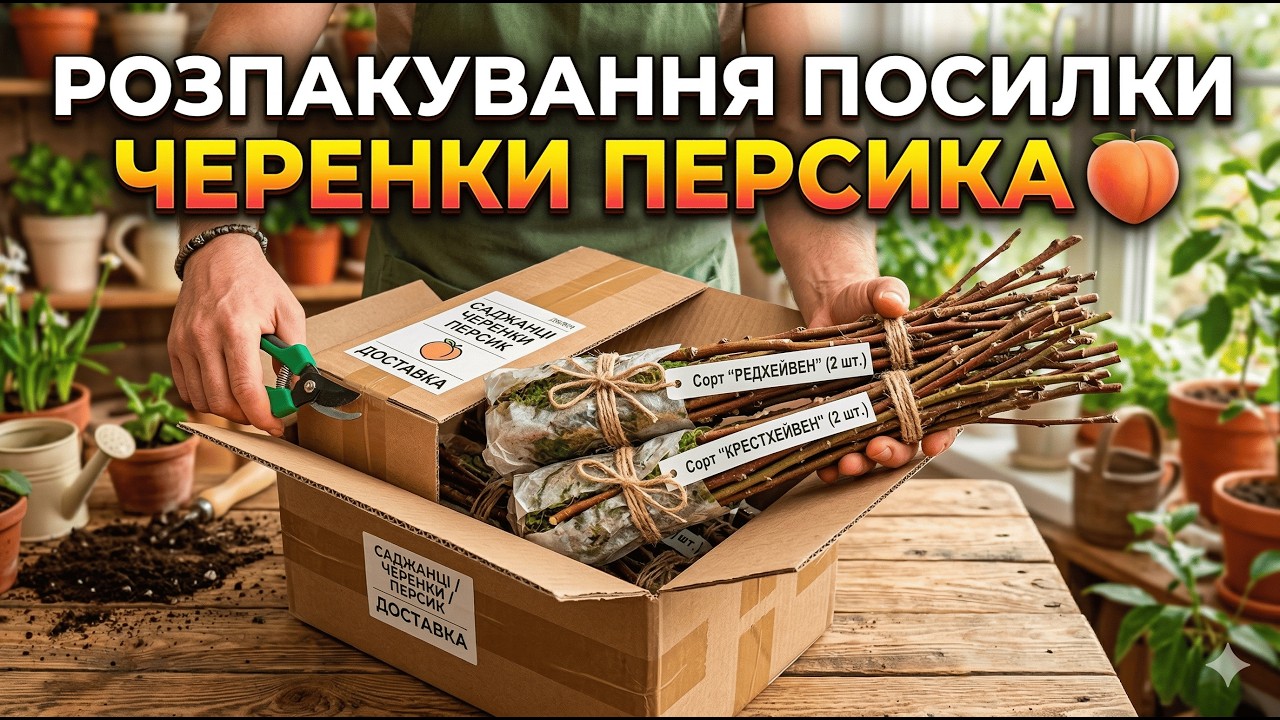 Розпакування живців ПЕРСИКА: Які сорти вибрав для саду?
