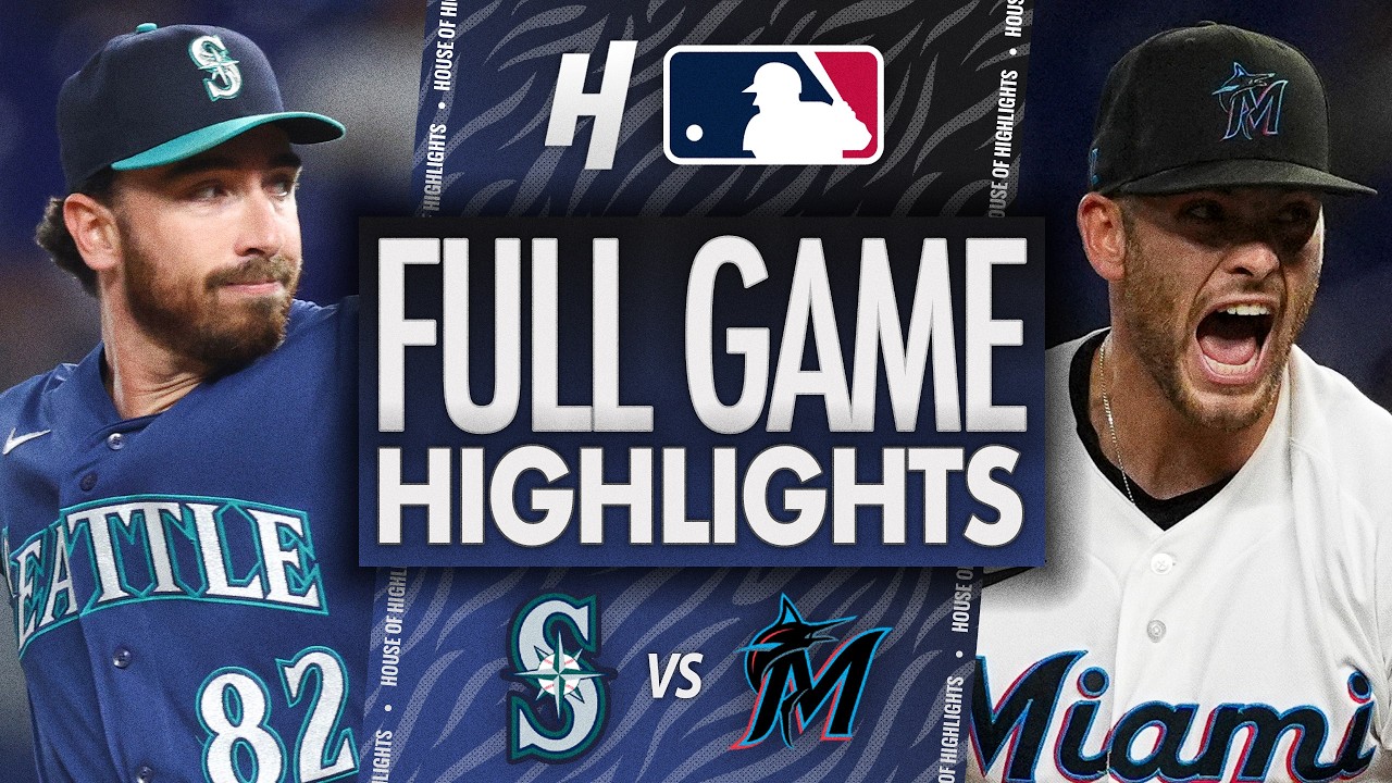 Seattle Mariners &mdash; Miami Marlins: ЛУЧШИЕ МОМЕНТЫ МАТЧА 🔥 9 июля 2026 г., сезон MLB