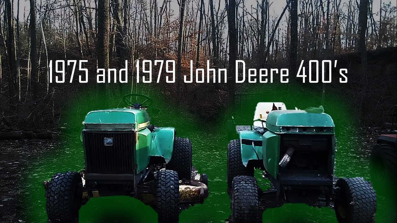 Comparing My John Deere 400s