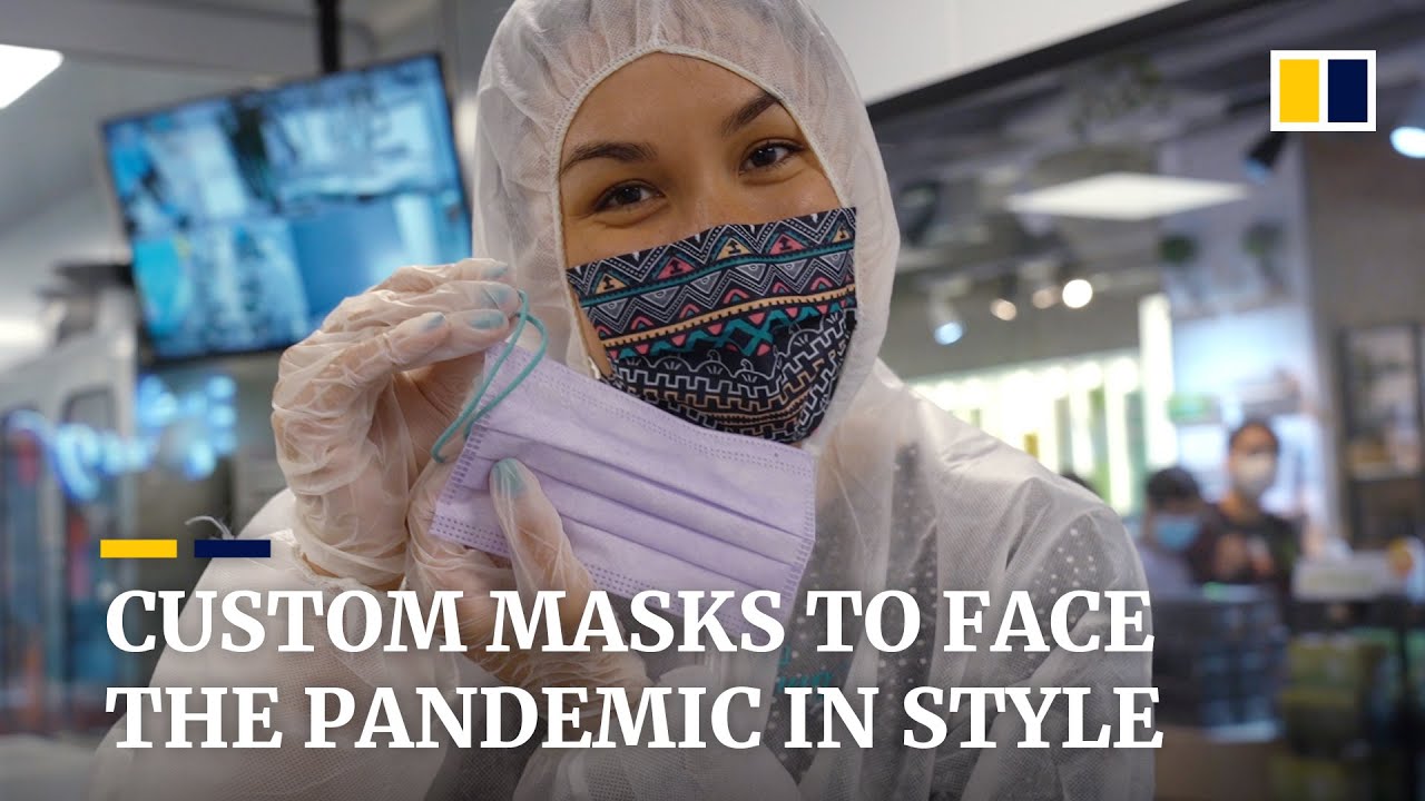 Hong Kong shop allows customers to make their own customised face masks