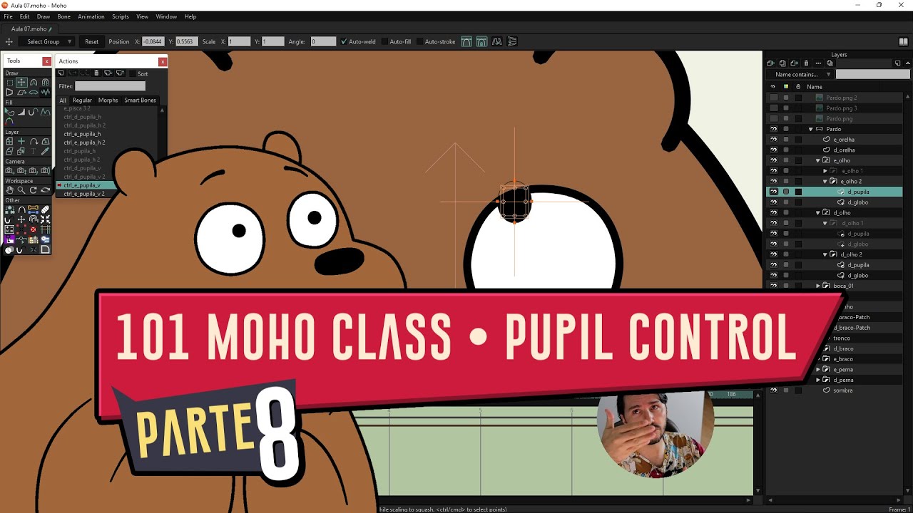 Ep 08 | Sala 101 Moho | Controle de Pupila [Pupil control] | Multilingual