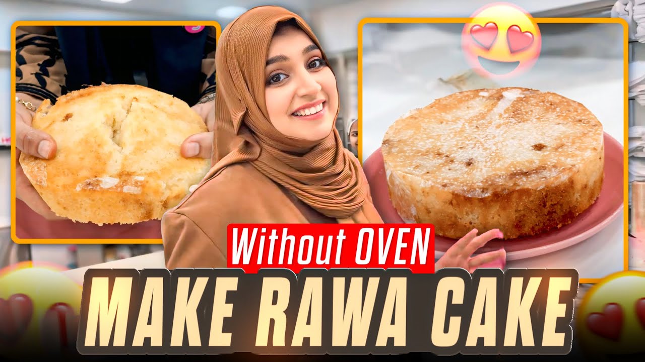 How to Make Rawa Cake Without Oven | HKR Style Easy Tea-Time Cake