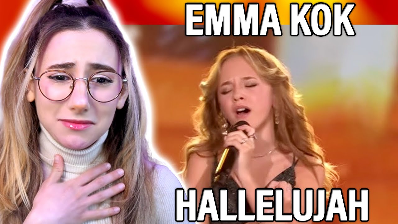 Emma Kok - Hallelujah | Singer Musician - Reaction Analysis
