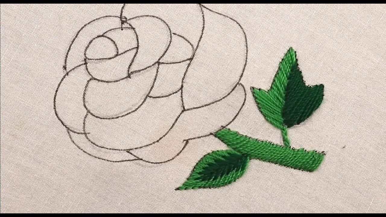 Easy Phulkari Stitch 6 Beautiful Rose Flower Embroidery Designs Tutorial | Step by Step Guide