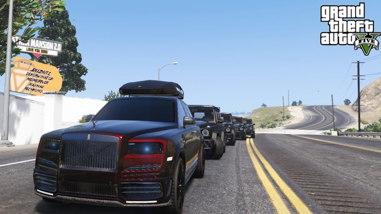 Russia’s Most Elite Mafia Convoy Escorting Rolls-Royce Cullinans in GTA 5! 😱