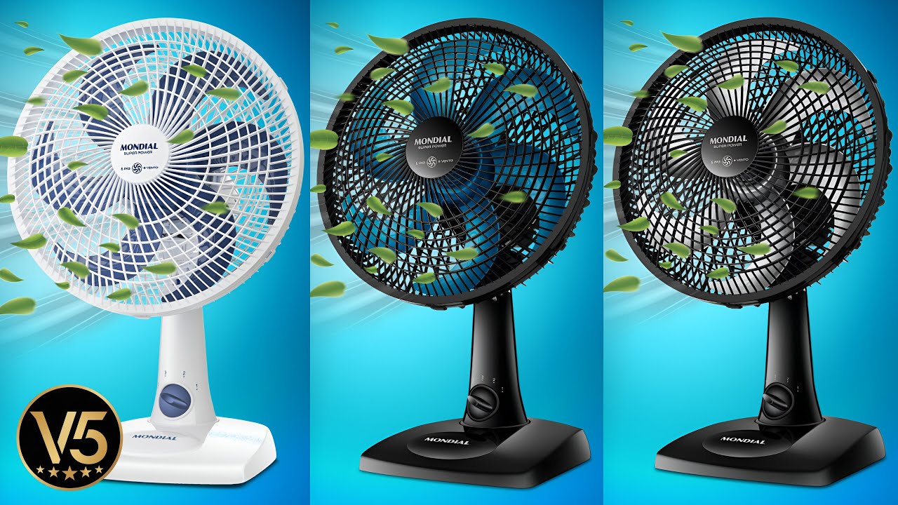 🥵🌡️➡️❄️💨🌀 VENTILADOR DE MESA 30CM SUPER POWER MONDIAL 60W 6 PÁS 🌬️