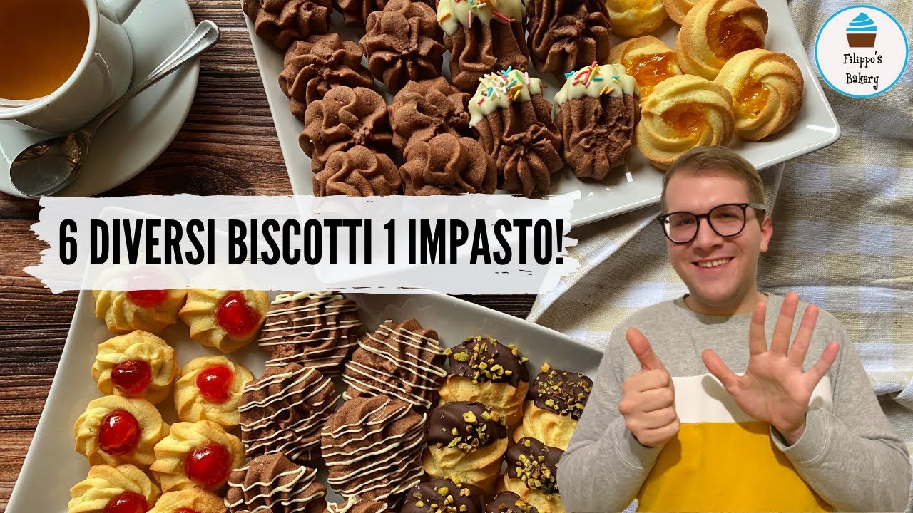 6 TIPI DI BISCOTTI, 1 SOLO IMPASTO | Filippo's Bakery