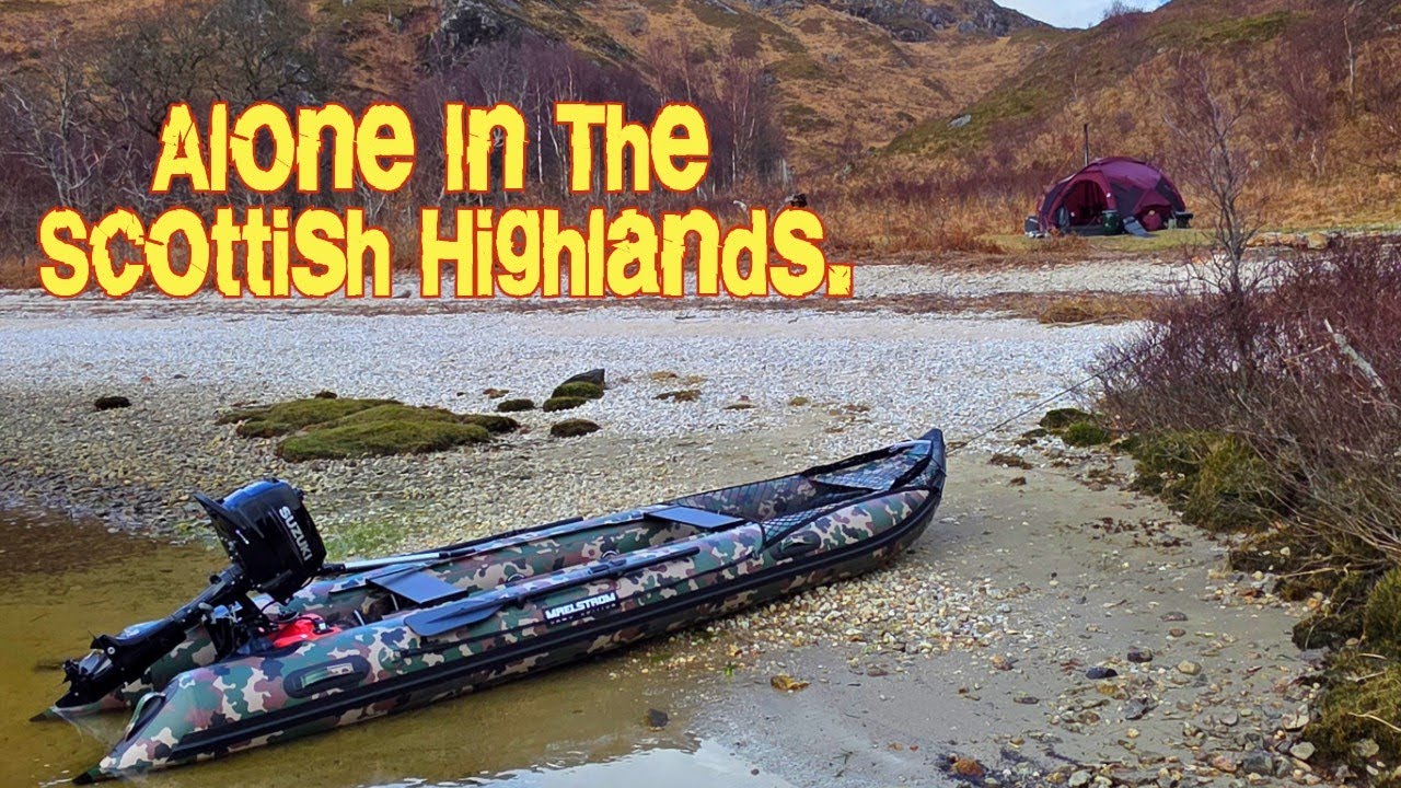4K. Five Days Wild Camping In The Highlands #camping #wildcamping #kayak #boating #Scotland 