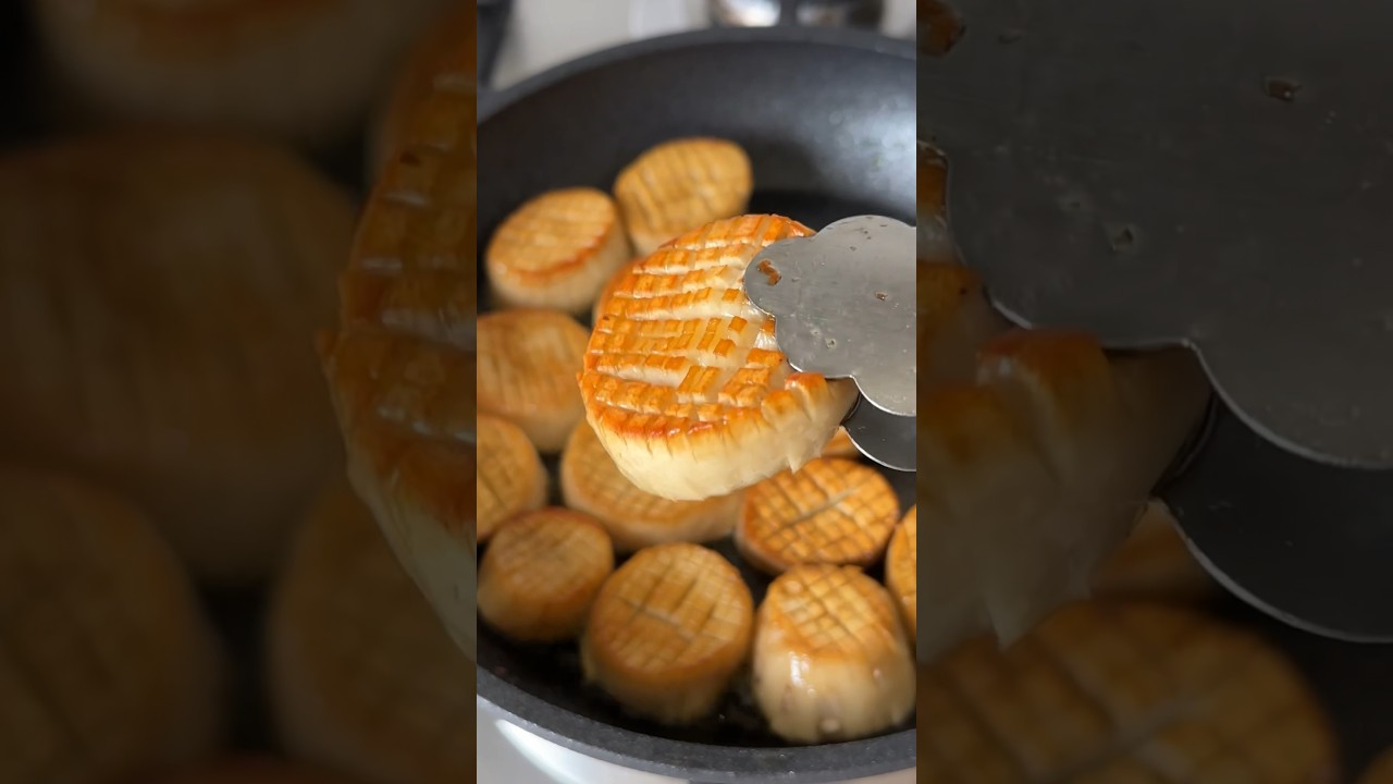 Веганские гребешки с королевскими вешенками