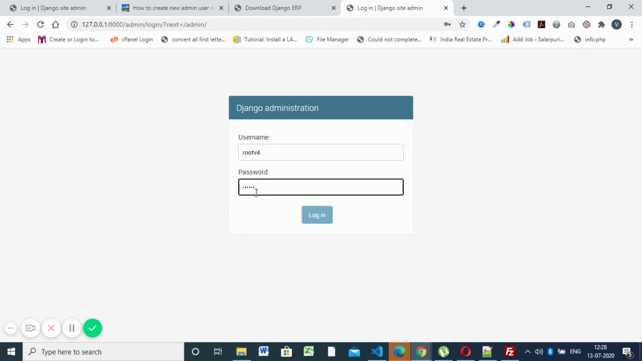 Django create superuser