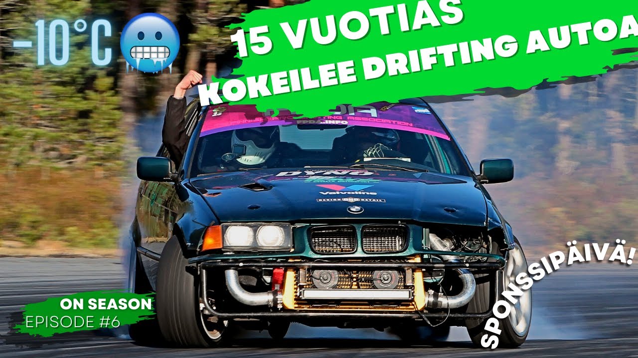 15 vuotias simulaattori kuski oikean drifting auton rattiin | Koskela Motorsport