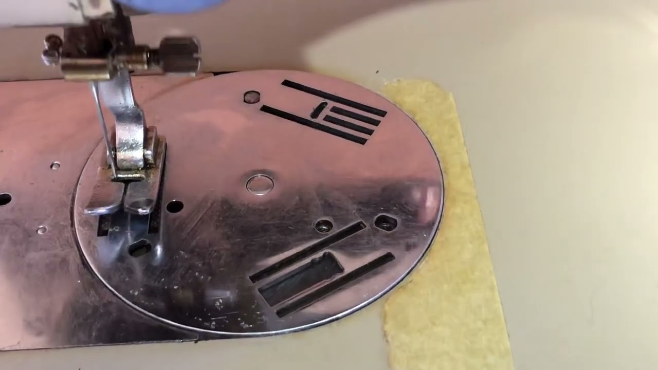 A TURN TABLE OF CHOICES! How to Adjust a Necchi Supernova Needle Plate!