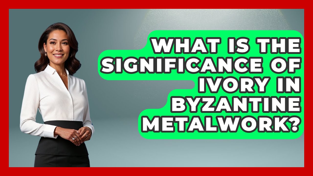 What Is The Significance Of Ivory In Byzantine Metalwork? - Europe Through the Ages