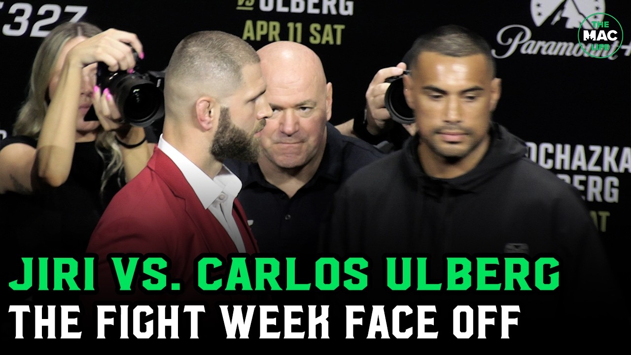 Jiri Prochazka vs. Carlos Ulberg Face Off | UFC 327 Press Conference