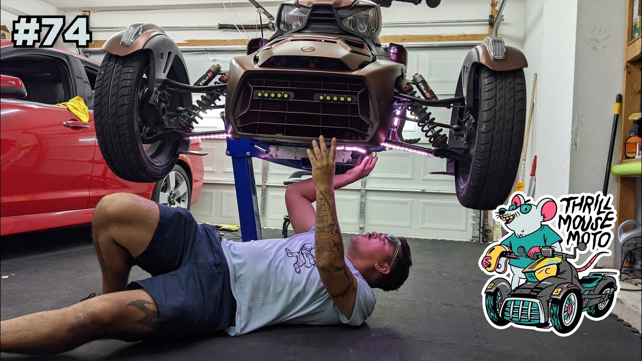 Testing Out Our New "Can-Am Ryker Lift" For The Garage 🔧💯🐭