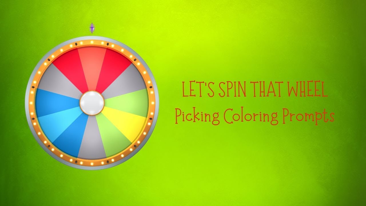 LIVESTREAM | Being Crafty and Spinning for February Coloring Prompts