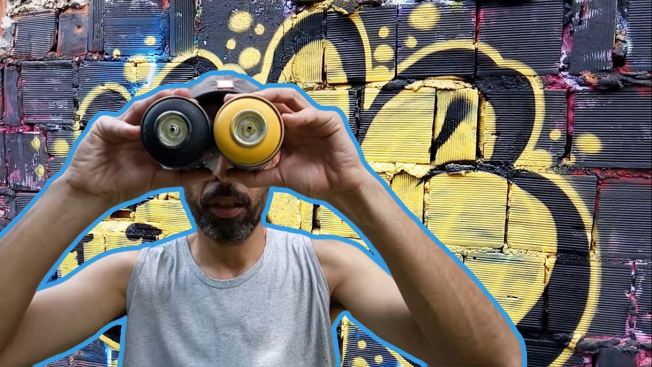 Dica de como fazer GRAFFITI com apenas DUAS CORES!