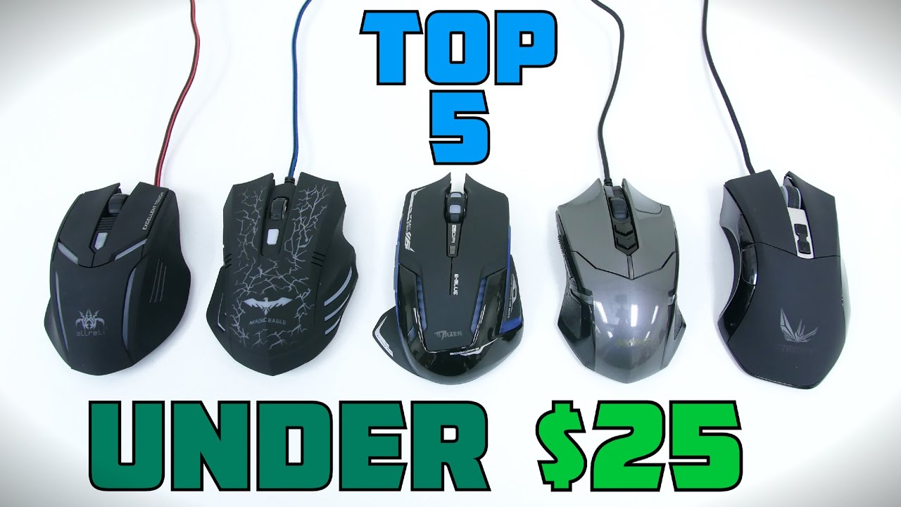 Top 5 Gaming Mice Under $25 - 2015