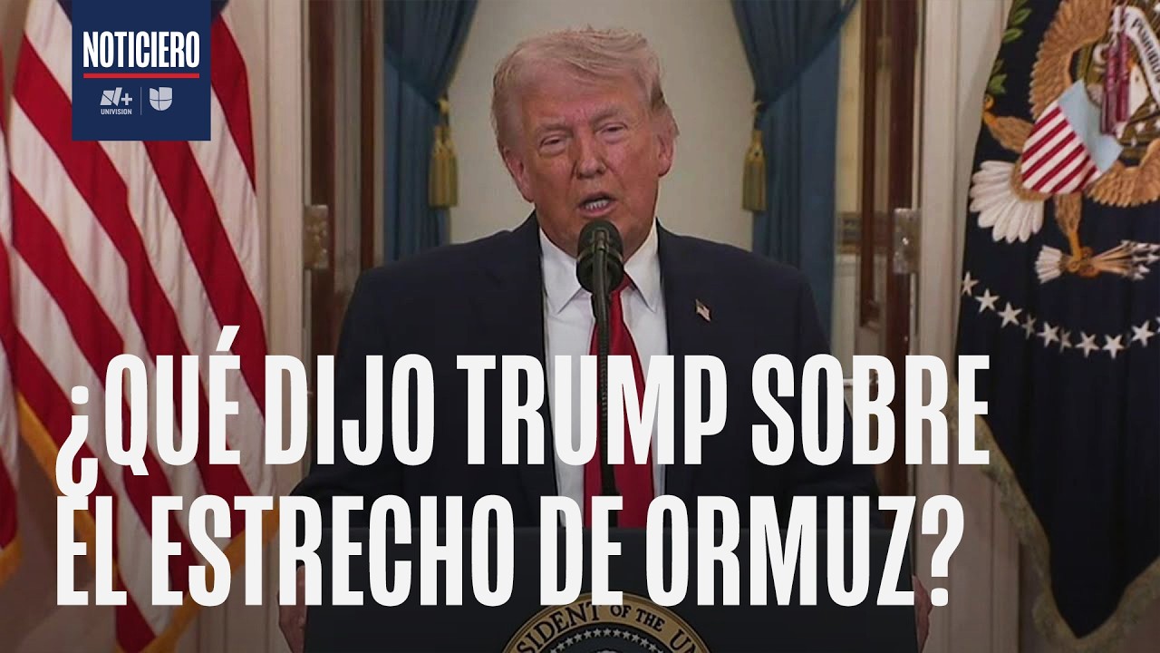 &iquest;EEUU tendr&aacute; control del estrecho de Ormuz? Esto dice Donald Trump