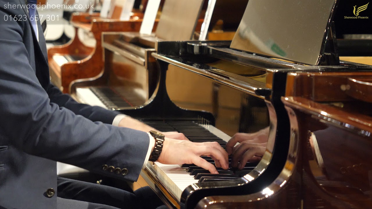 Yamaha G5 Black Grand Piano Serial No. E 1338913 | Demonstrated by Sherwood Phoenix