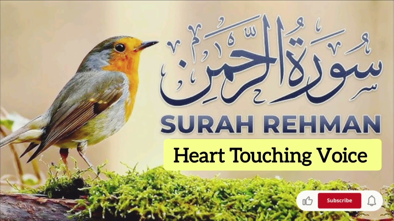 Surah Rahman beautiful voice 