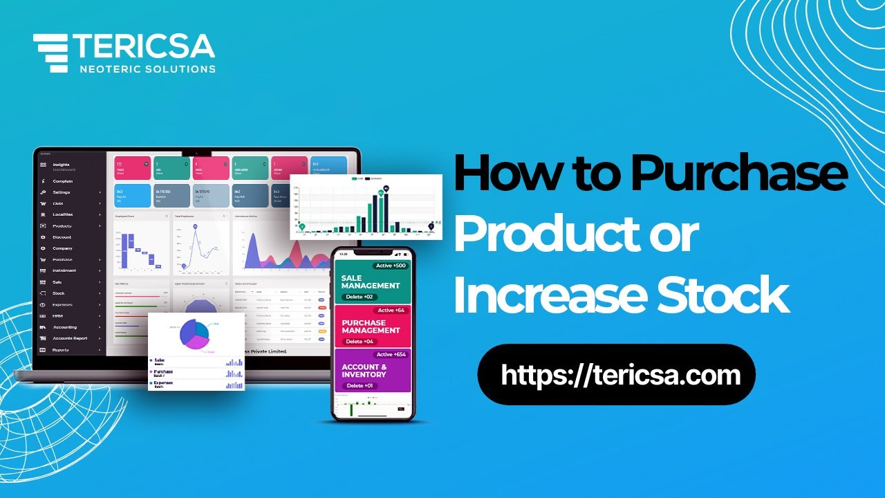Part 05 How to add Purchase | Increase Stock & Vendor Ledger| Tericsa Software Training Videos