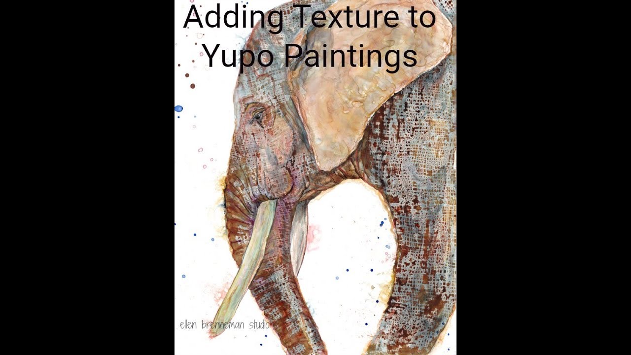 Best Yupo paper tip using stamps!