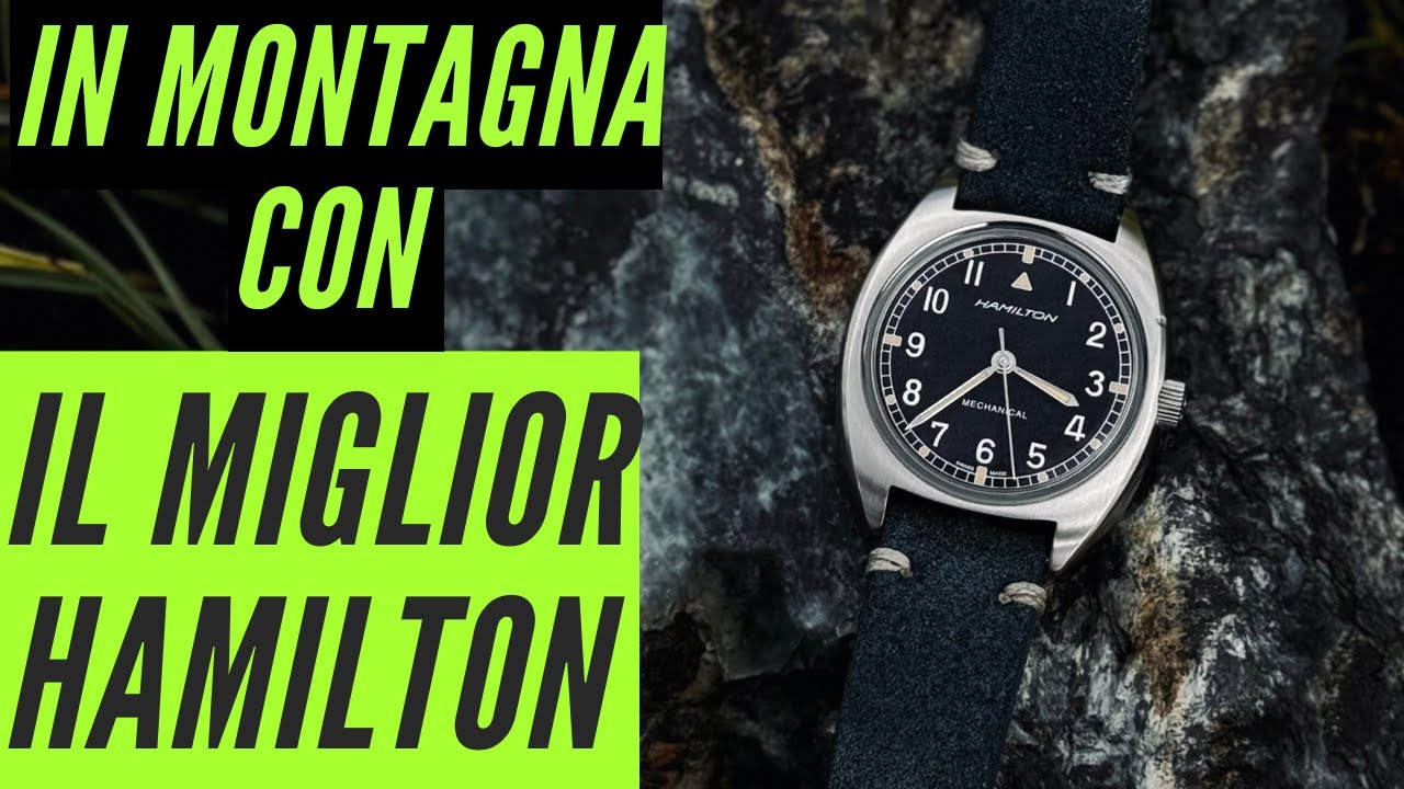 In montagna con il MIO OROLOGIO PREFERITO degli ultimi mesi, il Khaki Aviation Pilot Pioneer!