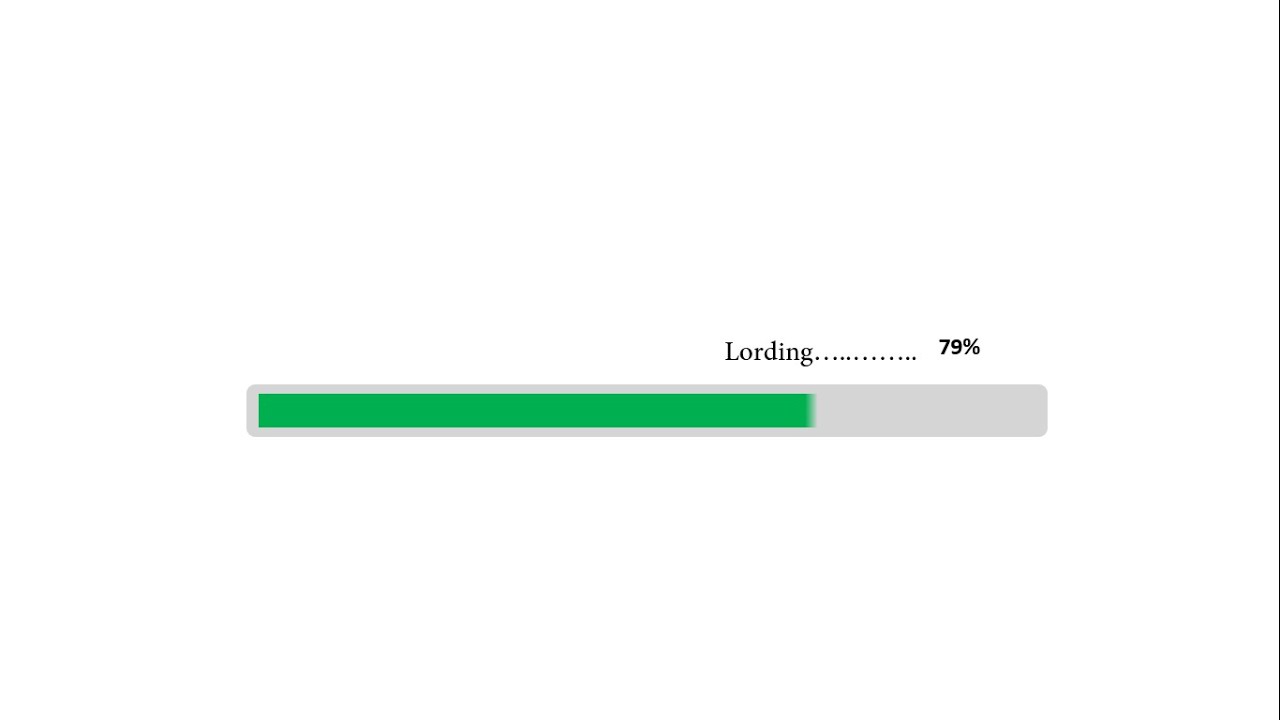 how to create loading bar animation using power-point