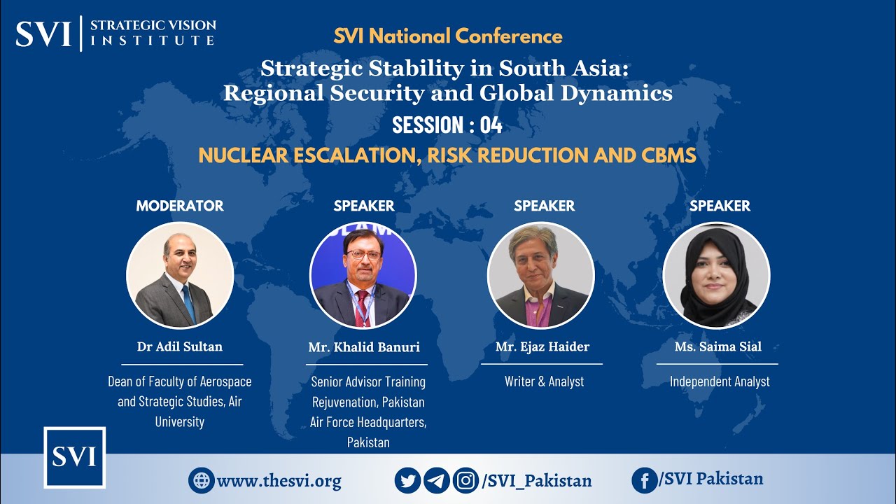 Session-04:  Nuclear Escalation, Risk Reduction and CBMs
