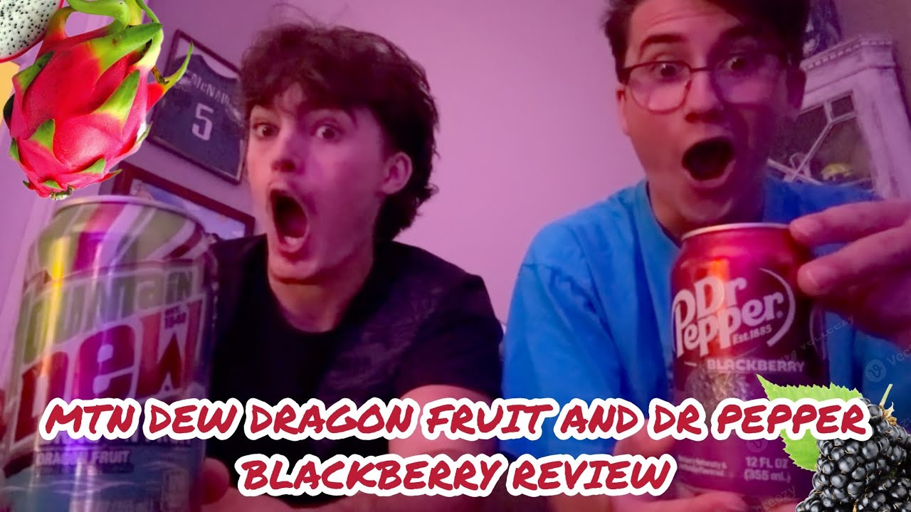 MTN DEW DRAGON FRUIT AND DR PEPPER BLACKBERRY REVIEW (August 2025)
