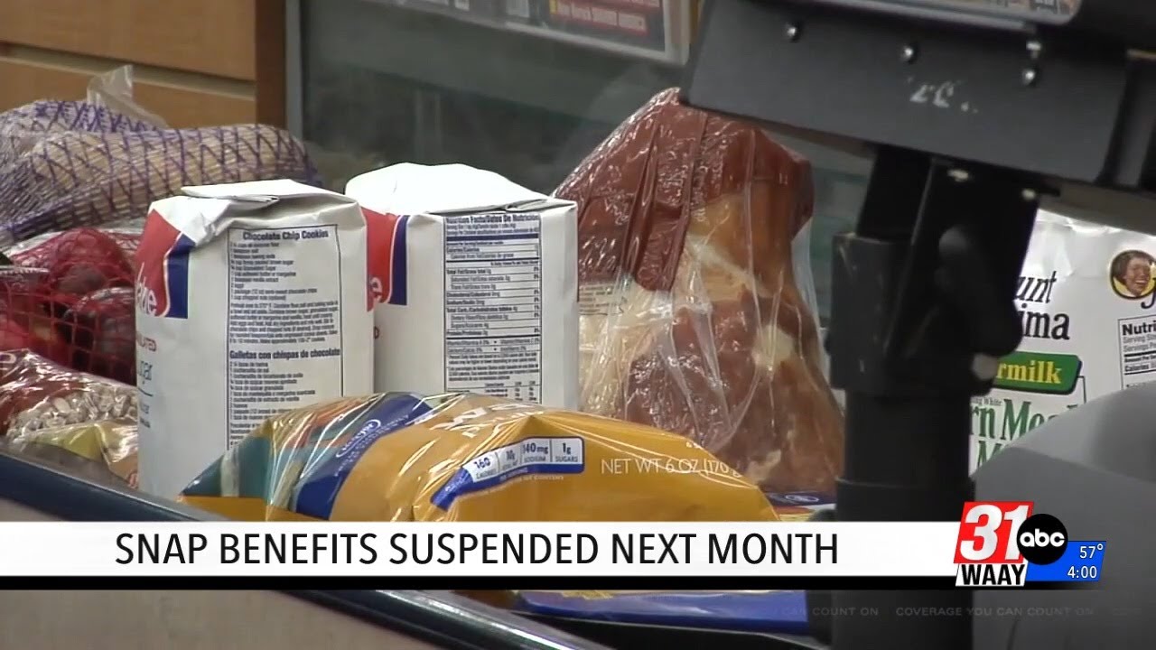 Alabama SNAP benefits end Nov. 1 due to government shutdown