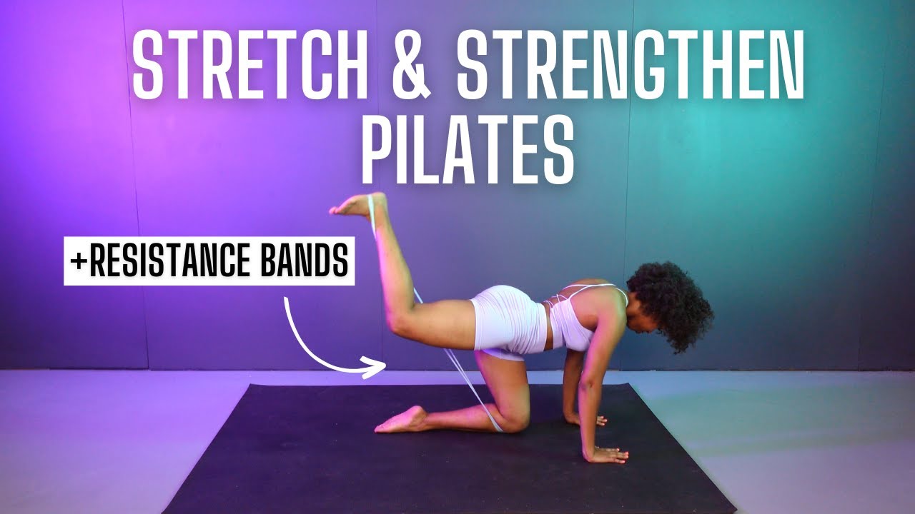 13 MIN TOTAL BODY PILATES | ft Resistance Bands | At Home Pilates