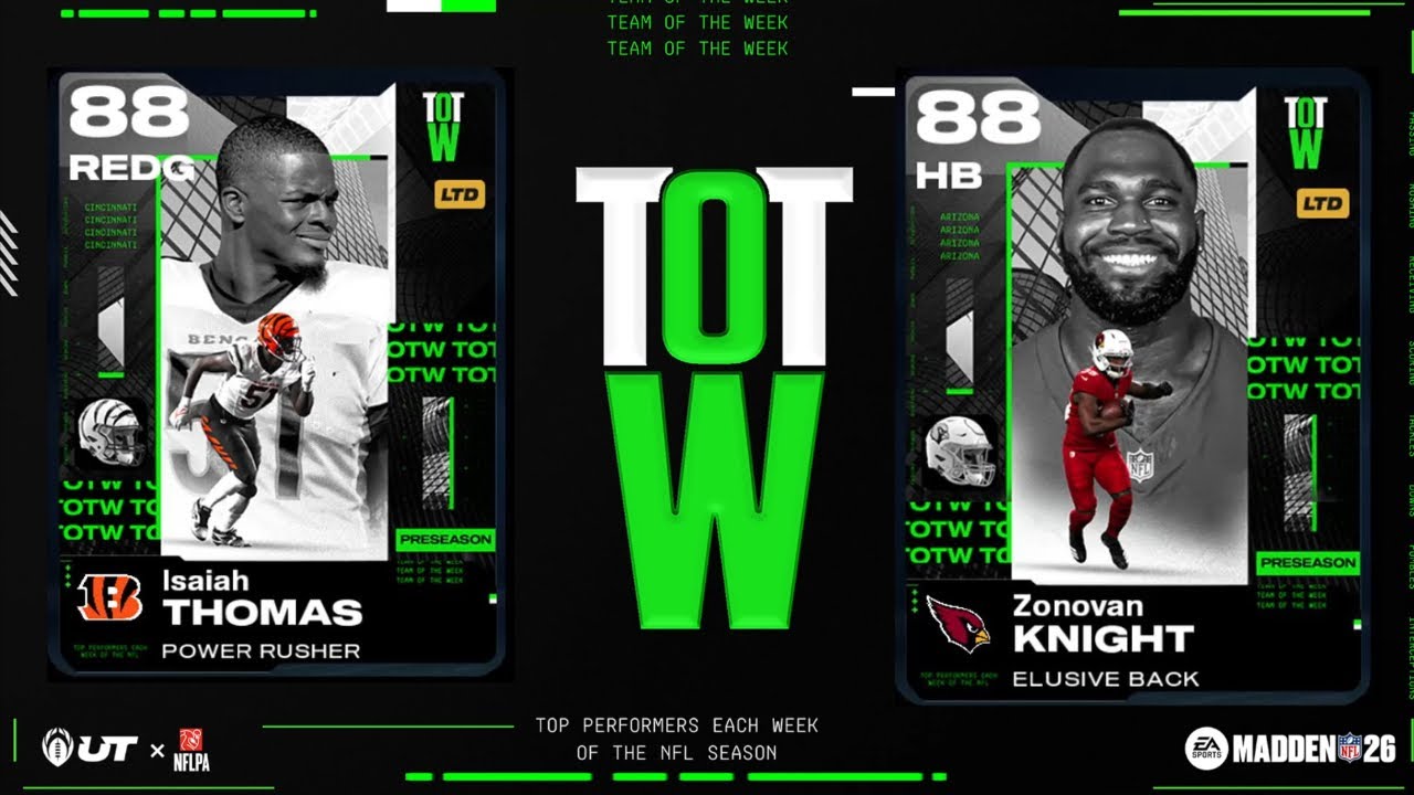 Good Morning Madden Updates & Final Preseason TOTW | Madden 26 Ultimate Team
