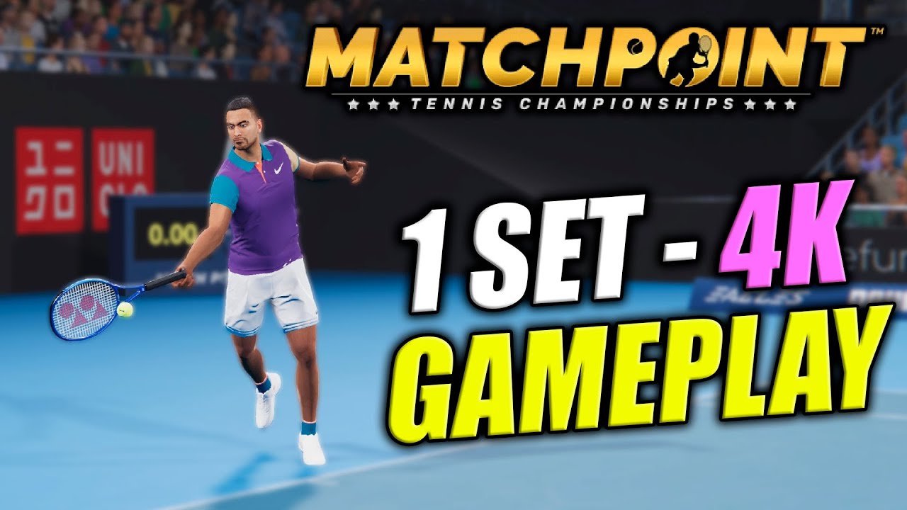 🎾MATCHPOINT - Tennis Championships | Gameplay Demo 4K - No comment🔥