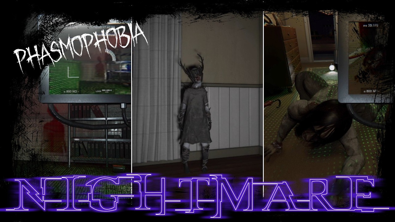 Phasmophobia | Tanglewood, Willow & Sunny Meadows (R) | Nightmare | Solo | No Commentary | Ep 85