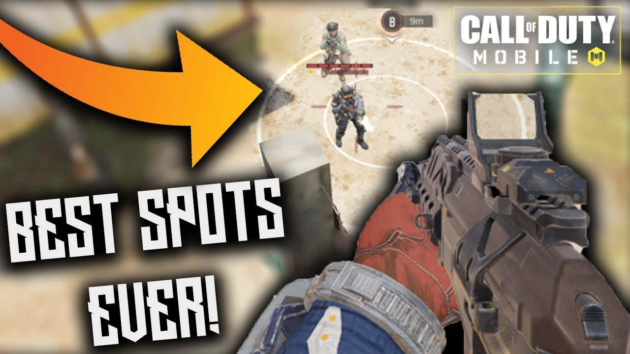 BEST SECRET SPOTS in Call Of Duty: Mobile! NEW SERIES! ( Firing Range + Takeoff ) #1